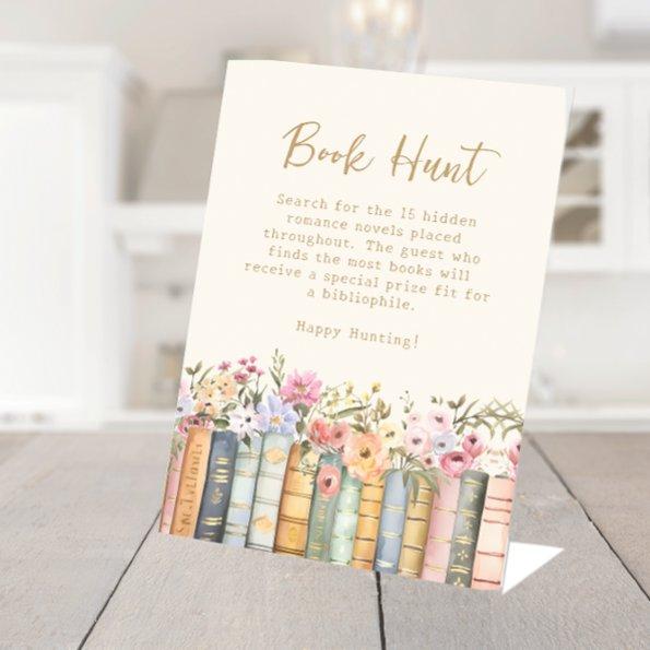 Library Bridal Game Sign