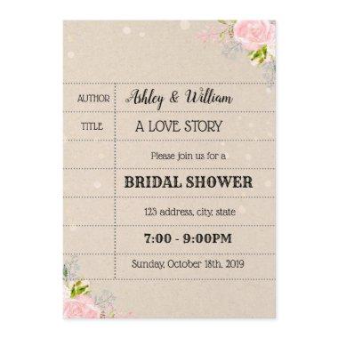 Library  Printable  Invitation