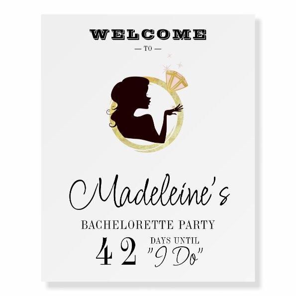 License to Party Bach  Welcome Sign