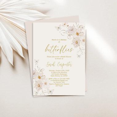 Lifetime of Butterflies Bridal Shower Invitations