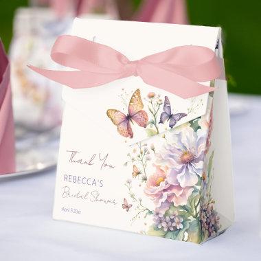 Lifetime of Butterflies floral bridal shower Favor Boxes