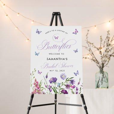 Lifetime of Butterflies Wildflowers  Foam Board