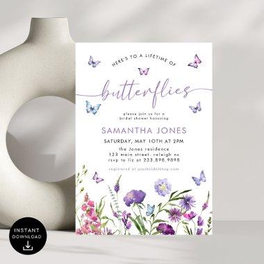 Lifetime of Butterflies Wildflowers