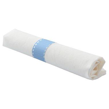 Light Blue Grosgrain Ribbon Napkin Bands