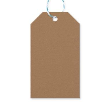 Light Brown #A57C55, Grey Olive Gift Tags