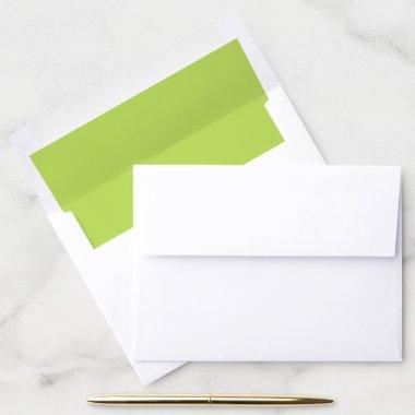 Light green solid color wedding envelope liner