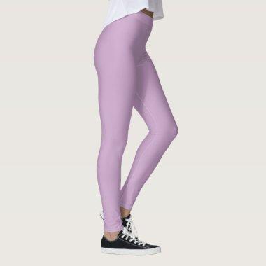 Light Lilac Purple Custom Color Cute Girly Trendy Leggings