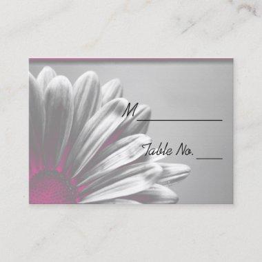 Light Pink Floral Highlights Wedding Place Invitations