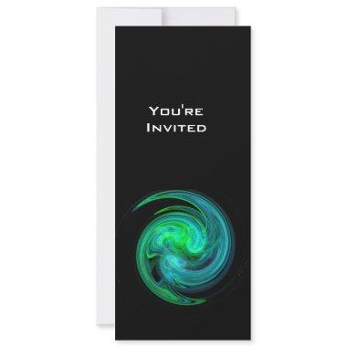 LIGHT VORTEX bright blue green black