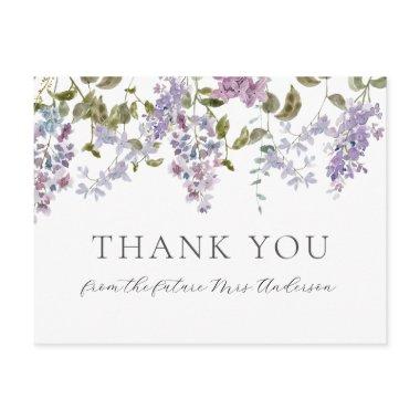 Lilac and Lavender Thank You Post