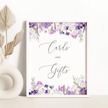 Lilac lavender Invitations and gifts Poster