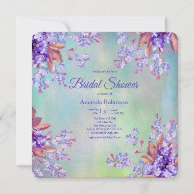 Lilac Lavender Flower Bridal Shower