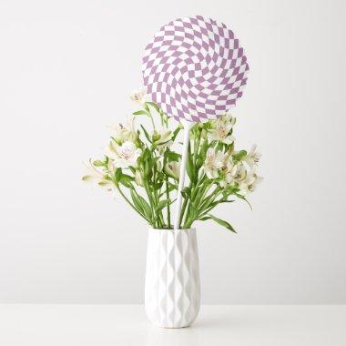 Lilac Purple Wedding Collection Check Checkered  Balloon