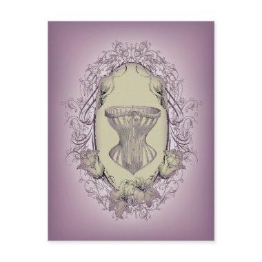 Lilac Vintage steampunk bride Victorian corset Post
