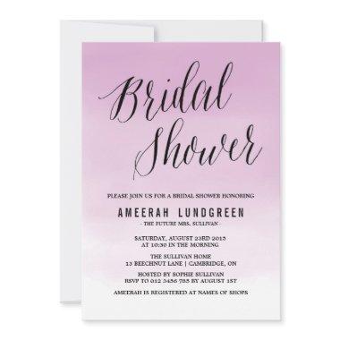 Lilac Watercolor Ombre