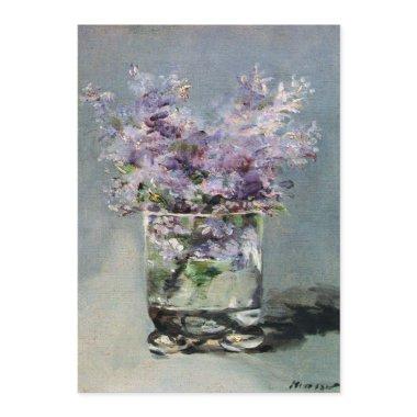 Lilacs in a Glass by Manet