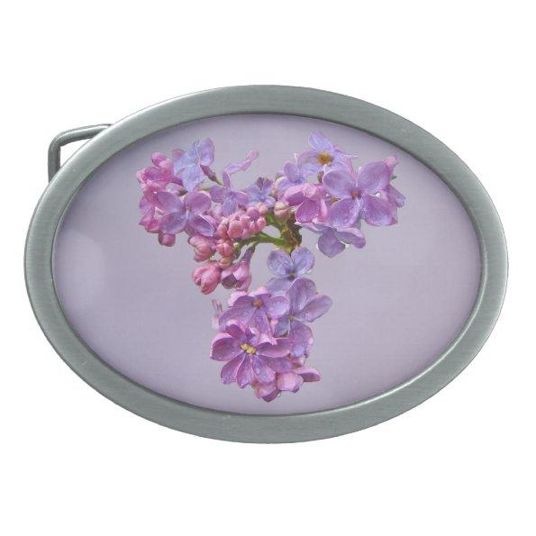 Lilacs in Springtime Belt Buckle