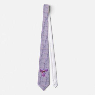 Lilacs in Springtime Neck Tie