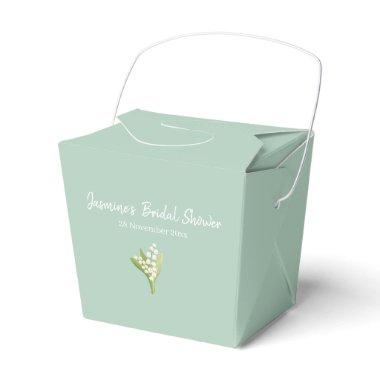 Lily Of The Valley Bouquet  Favor Boxes