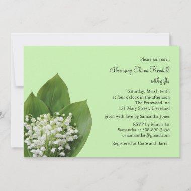 Lily of the Valley Bridal Shower Invitations