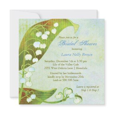 Lily of the Valley Green Floral