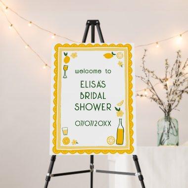 Limoncello Lemonade CUSTOM  WELCOME Foam Board