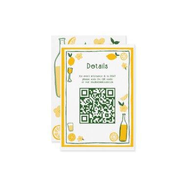 Limoncello Lemonade CUSTOM QR  Enclosure