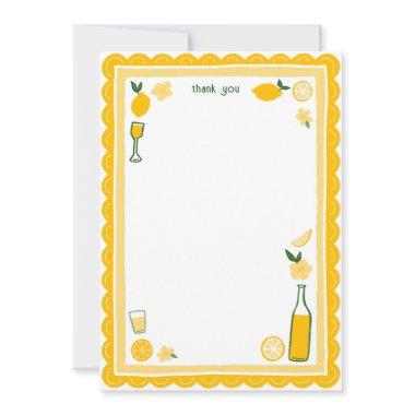 Limoncello Lemonade Lemons CUSTOM  Thank You