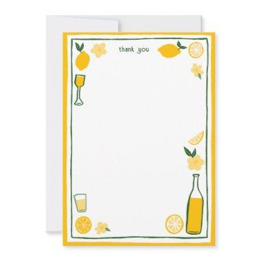 Limoncello Lemonade Lemons CUSTOM  Thank You