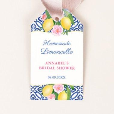 Limoncello Positano Lemon  Favor Tags