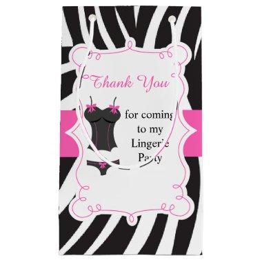 Lingerie Party Thank You Small Gift Bag