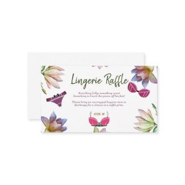 Lingerie Raffle  Enclosure