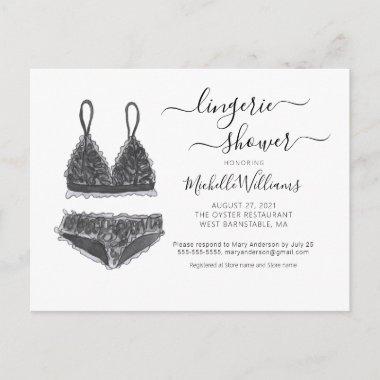 Lingerie Shower Bridal Shower Invitation PostInvitations