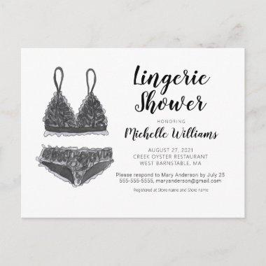 Lingerie Shower Bridal Shower Invitation PostInvitations