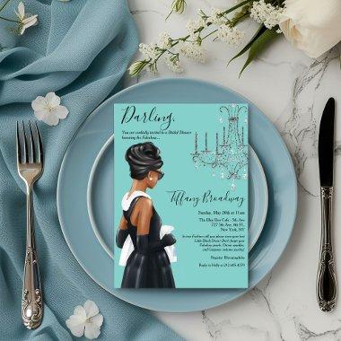 Little Black Dress Blue Glam
