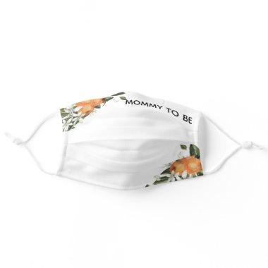 Little Cutie Bridal Shower Mommy To Bee Adult Cloth Face Mask