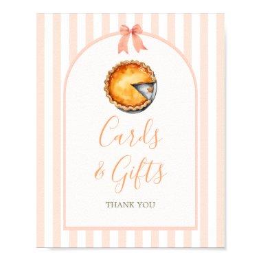Little Cutie Pie Orange Gingham  and Gifts Poster