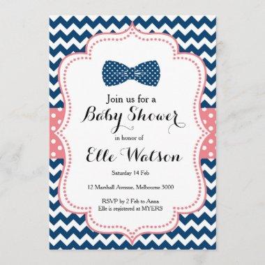 Little Man Baby Shower Invitations