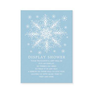 Little Snowflake Winter Baby Shower Display Shower Enclosure