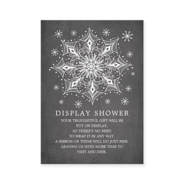 Little Snowflake Winter Baby Shower Display Shower Enclosure