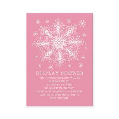 Little Snowflake Winter Baby Shower Display Shower Enclosure