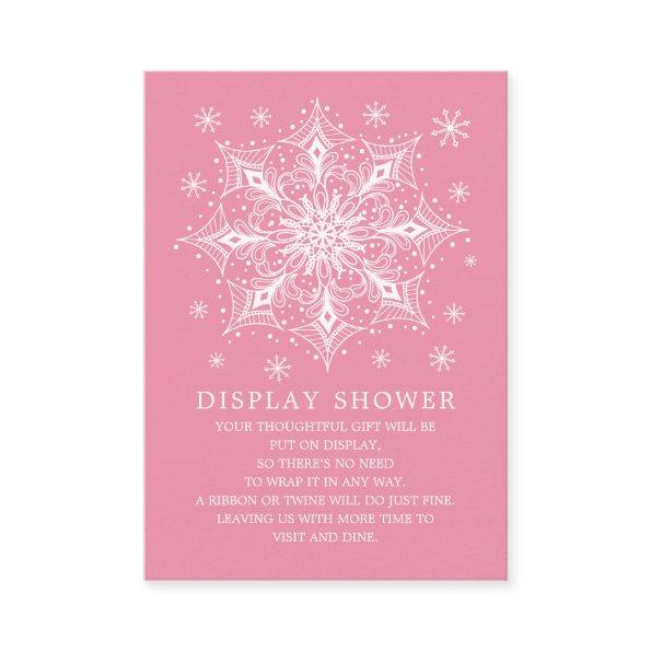 Little Snowflake Winter Baby Shower Display Shower Enclosure