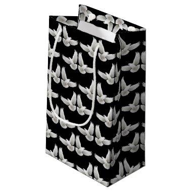 Little White Peace Doves Gift Bag