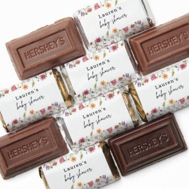 Little Wildflower Baby Shower Chocolate Favors