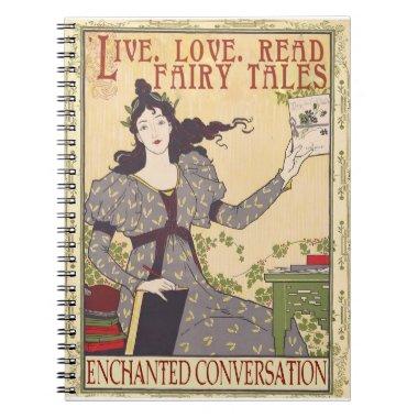 Live. Love. Read Fairy Tales Notebook