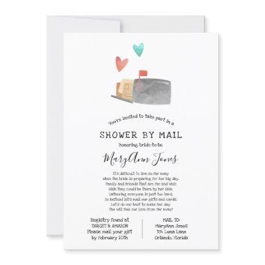 Long Distance Bridal Shower by Mail Invitations