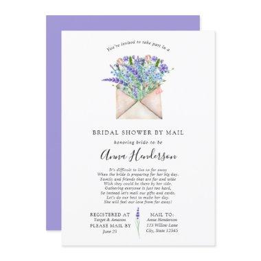 Long Distance Bridal Shower by Mail Invitations