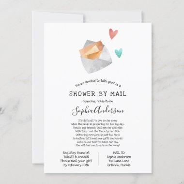 Long Distance Bridal Shower by Mail Invitations