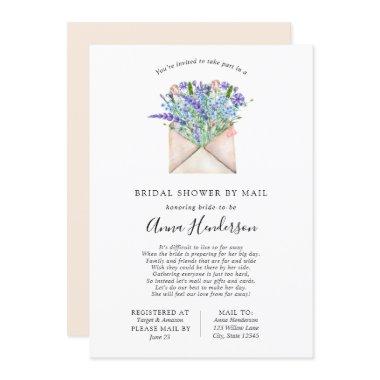 Long Distance Bridal Shower by Mail Invitations