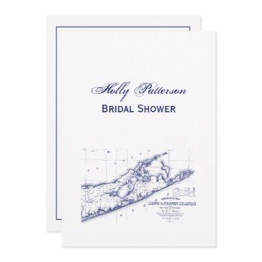 Long Island The Hamptons Map VC